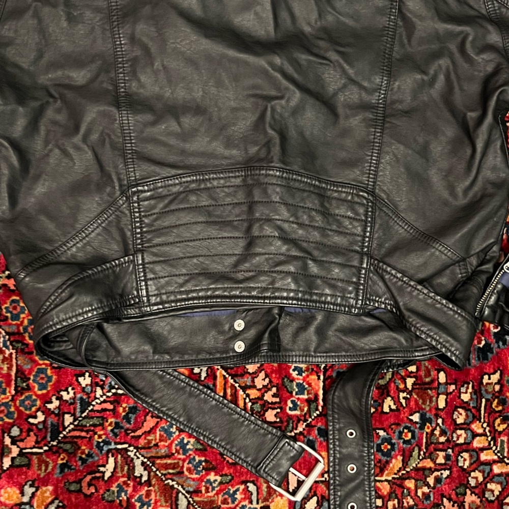 Free People Vegan Leather Moto Jacket - Picture 6 of 7